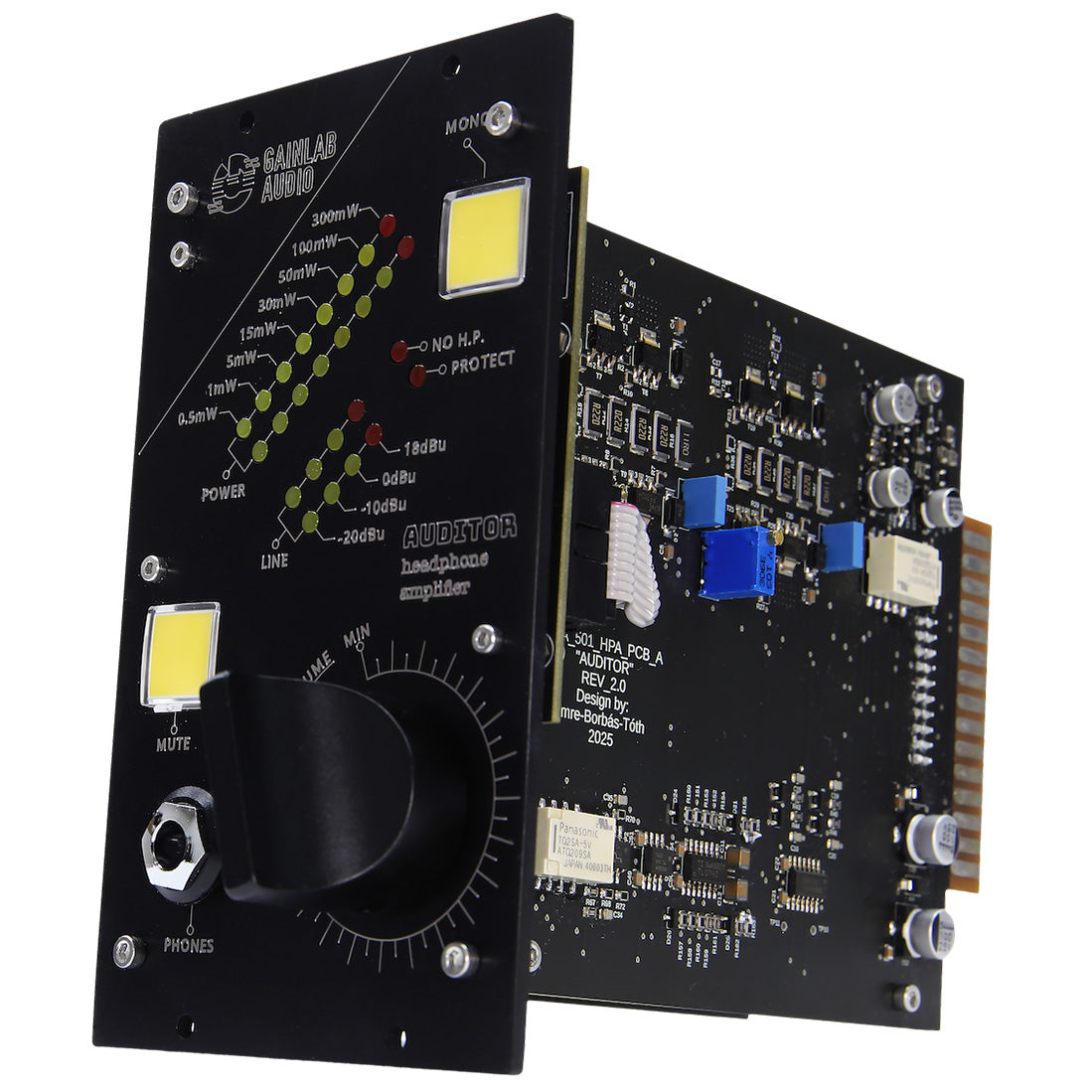 Gainlab Audio GLA501-HP1 Auditor 500 Series Headphone Amplifier