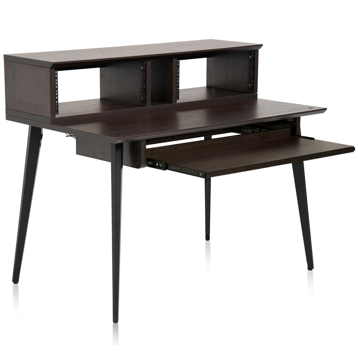 Gator Frameworks GFW-ELITEDESK-BRN Elite Series Main Desk - Dark Walnut