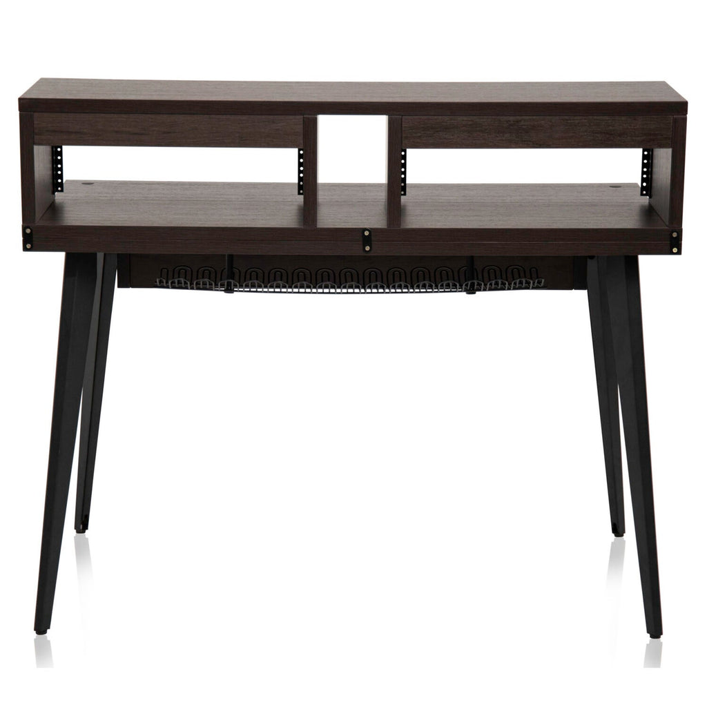 Gator Frameworks GFW-ELITEDESK-BRN Elite Series Main Desk - Dark Walnut
