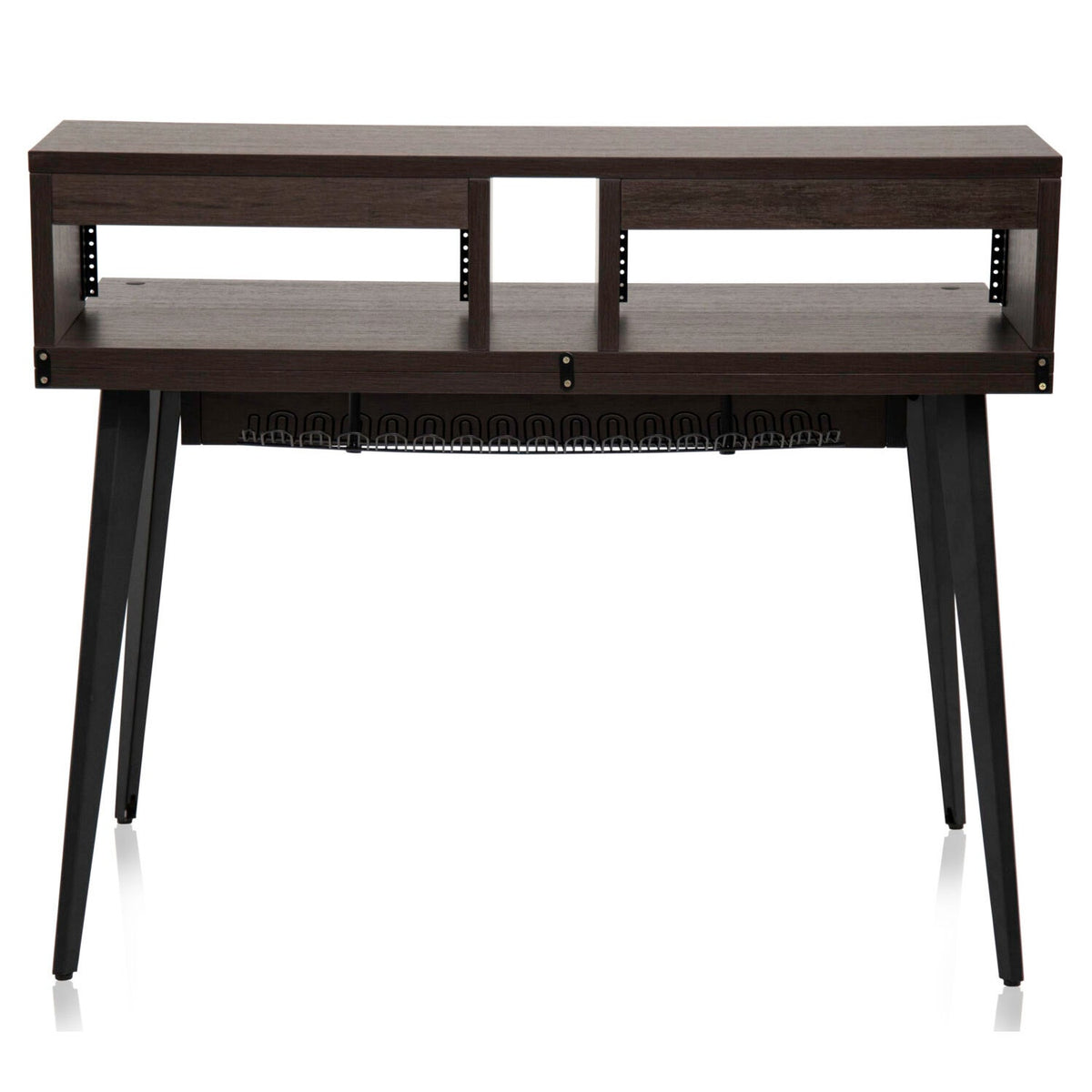 Gator Frameworks GFW-ELITEDESK-BRN Elite Series Main Desk - Dark Walnut