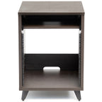 Gator Frameworks GFW-ELITEDESKRK-BRN Elite Series Desk 10U Rack - Dark Walnut Brown