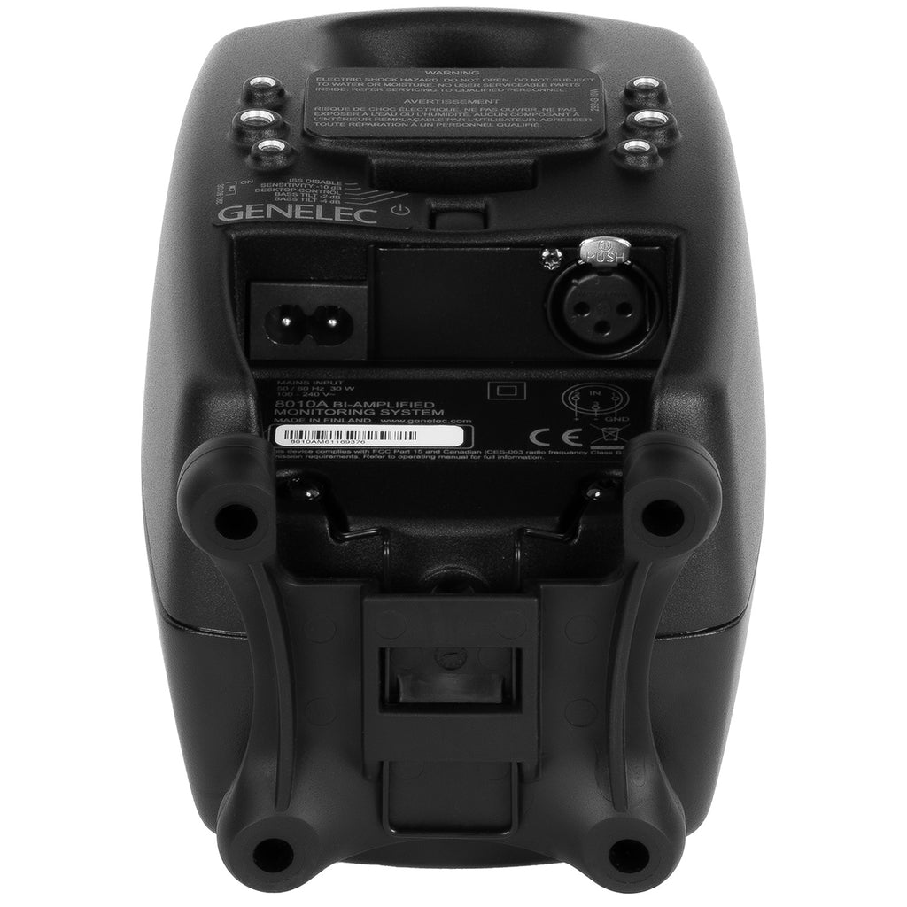 Genelec 8010A 2-Way Active Studio Monitor - Mystic Black, Single