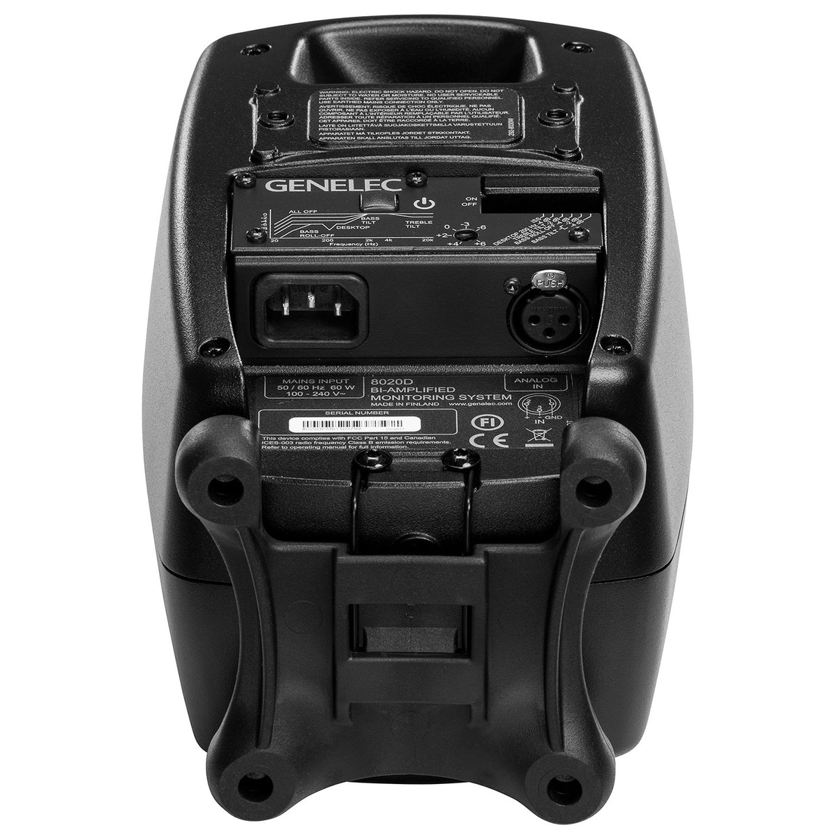 Genelec 8020D 2-Way Active Studio Monitor - Mystic Black, Single