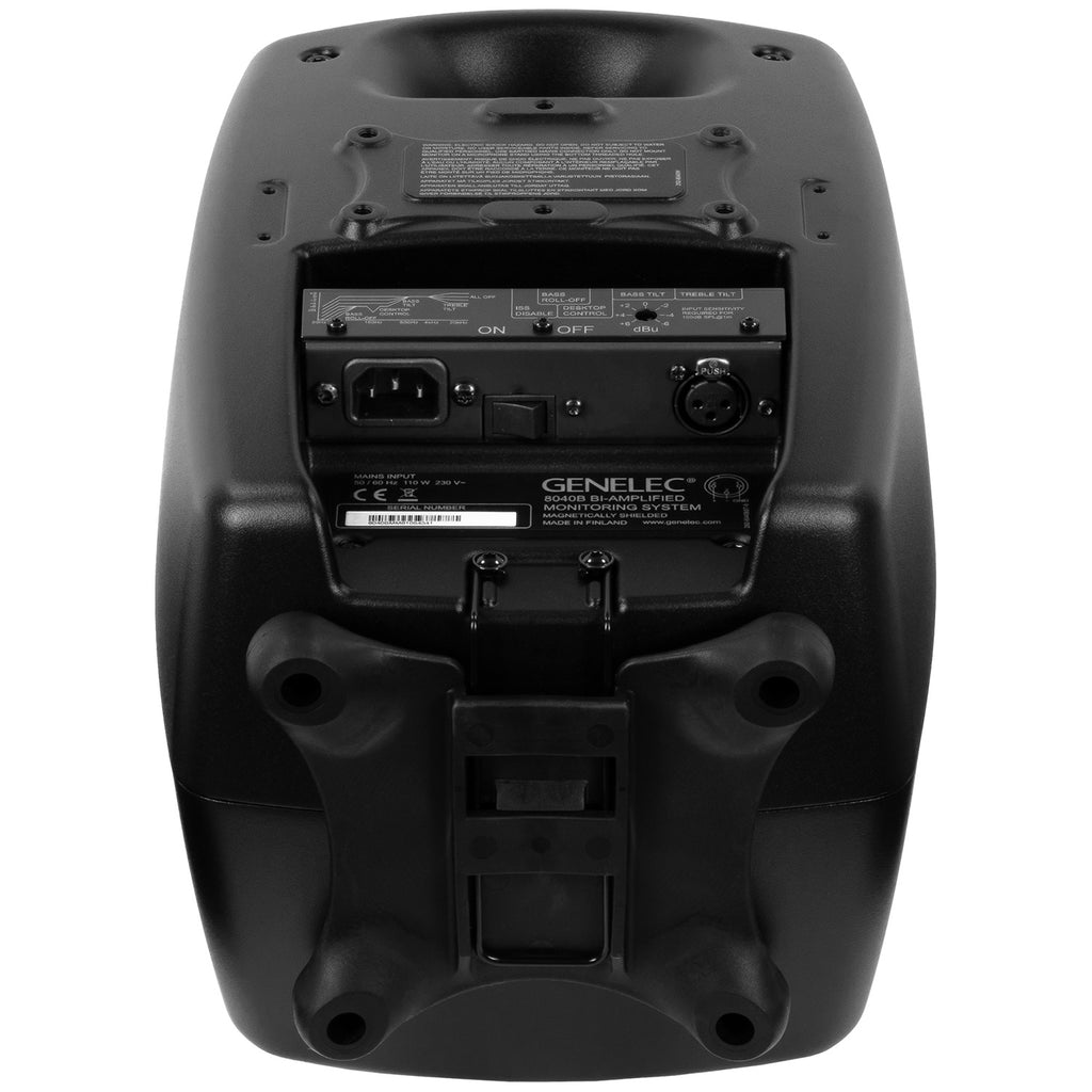 Genelec 8040B 2-Way Active Studio Monitor - Mystic Black, Single