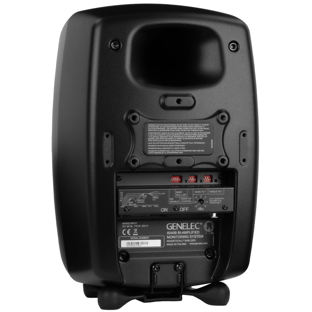 Genelec 8040B 2-Way Active Studio Monitor - Mystic Black, Single