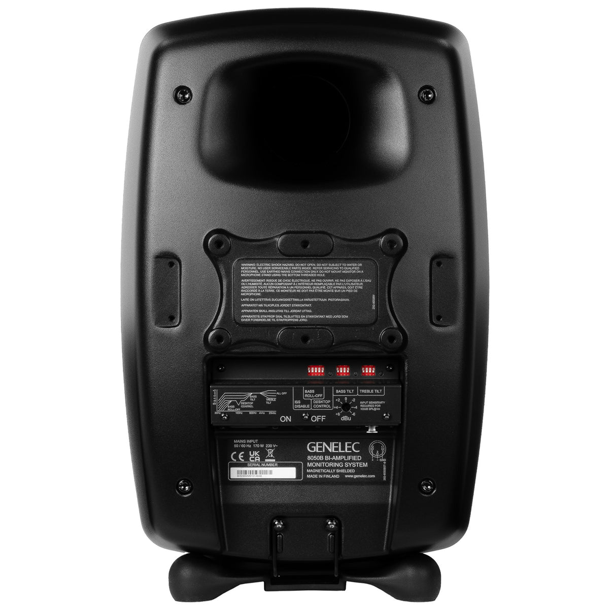 Genelec 8050B 2-Way Active Studio Monitor - Mystic Black, Single