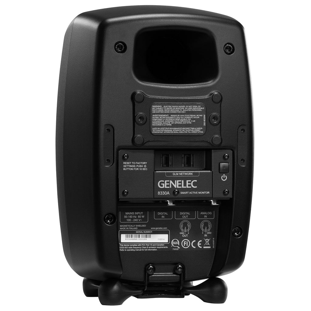 Genelec 8330A SAM 2-Way Active Studio Monitor - Mystic Black, Single
