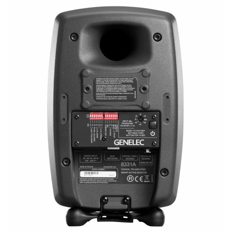 Genelec 8331A 3-Way Compact Active Monitor - Producer Gray, Single