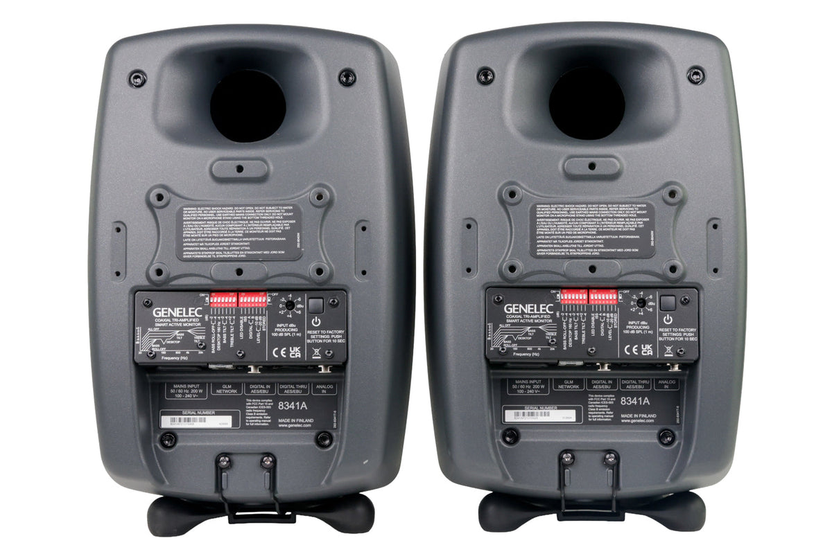Genelec 8341A 3-Way Compact Active Monitor - Pair #P21015968/P21016429 (Used)