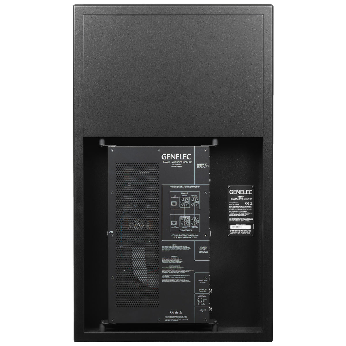Genelec 8380A 3-Way Active Midfield SAM Main Monitor - Black, Single