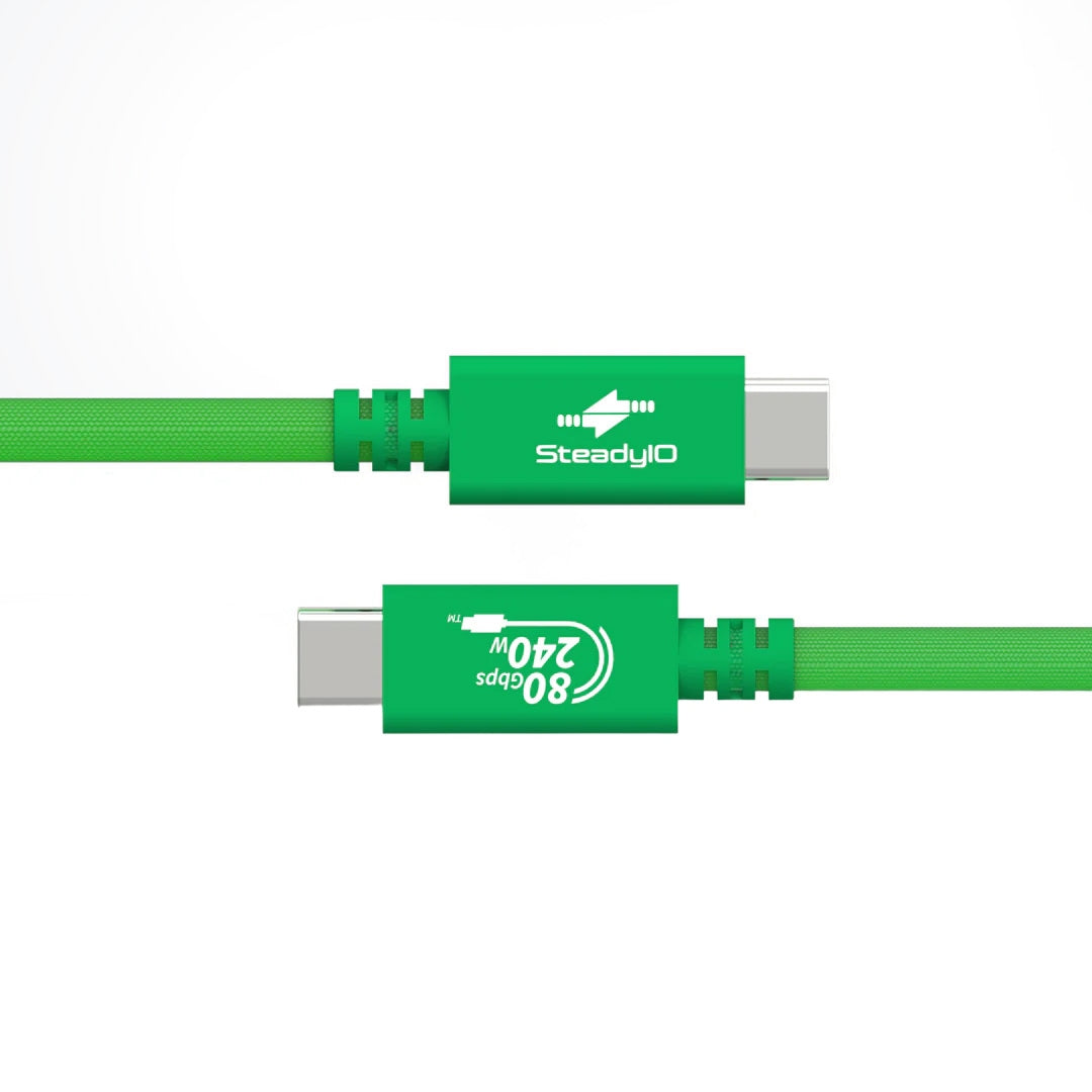 Glyph Technologies Connect+ High-Performance USB4 80Gbps/240W Type-C Cable - 0.5m