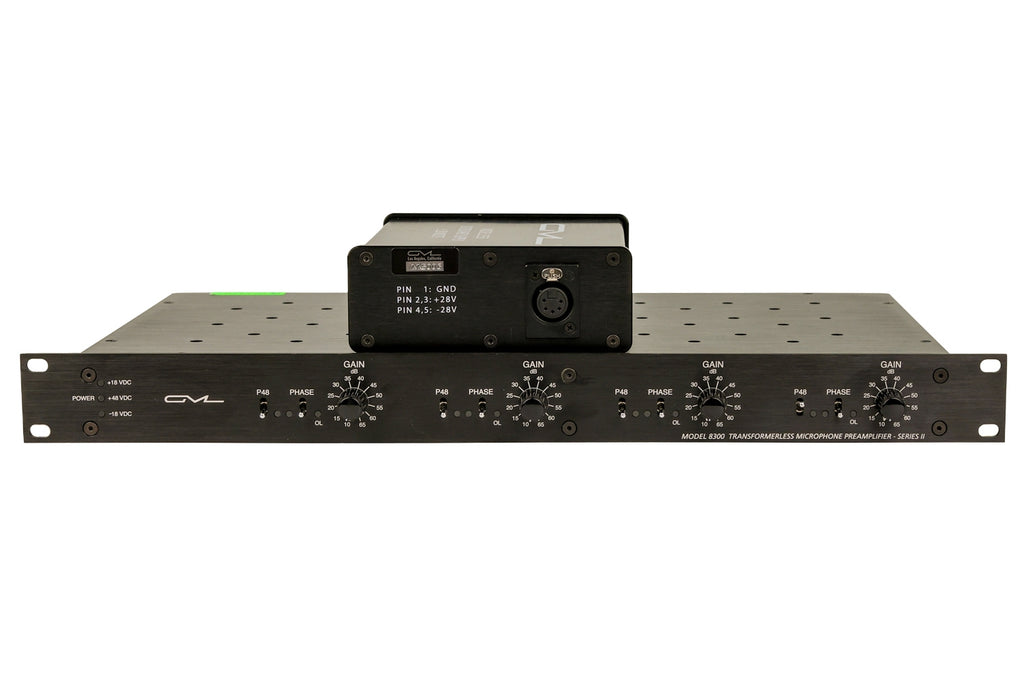 GML 8304 MKII 4-Channel Microphone Preamplifier with 2555 PSU #M1527 (Used)