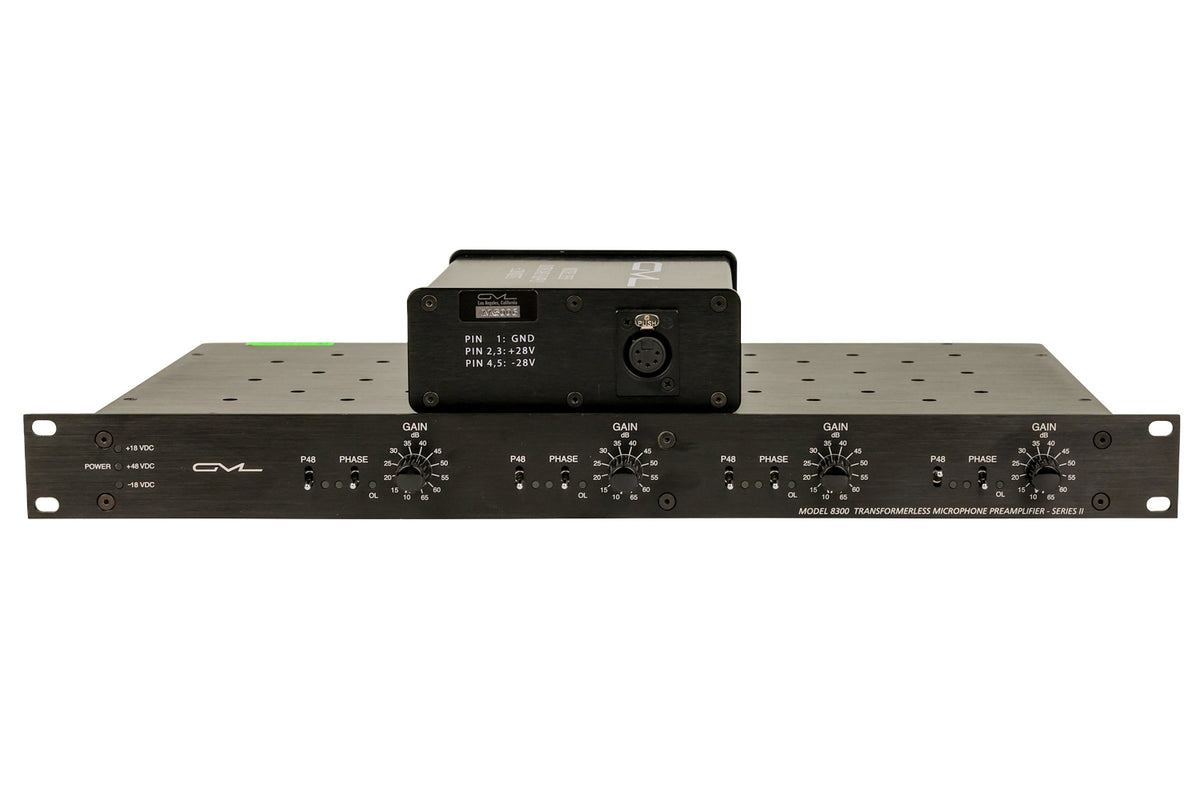 GML 8304 MKII 4-Channel Microphone Preamplifier with 2555 PSU #M1527 (Used)