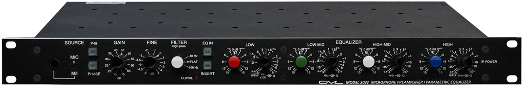 GML 2032 Single-Channel Microphone Preamp/Parametric EQ