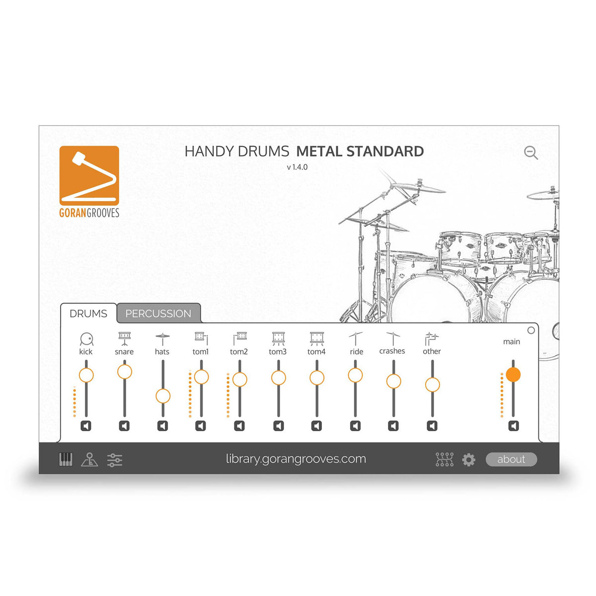 GoranGrooves Handy Drums METAL STANDARD - Electronic Delivery