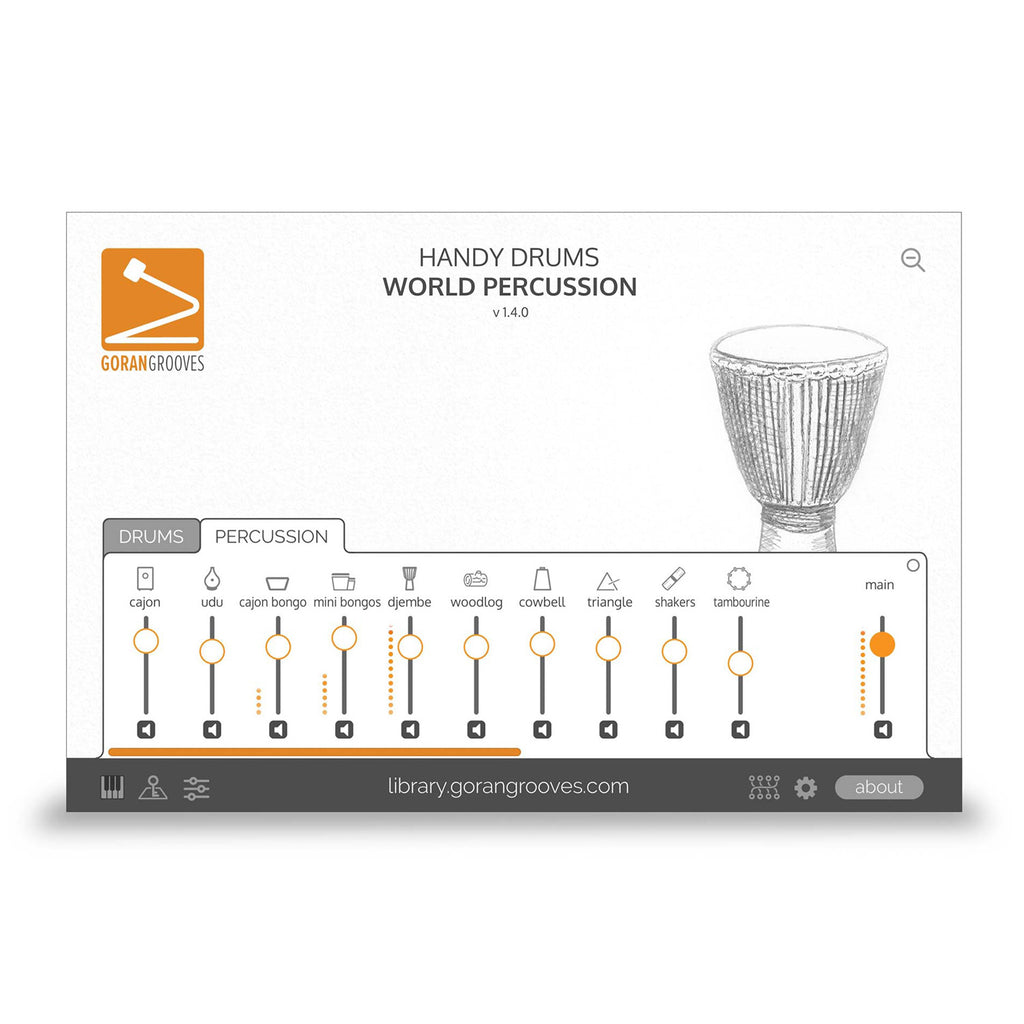 GoranGrooves Handy Drums WORLD PERCUSSION - Electronic Delivery