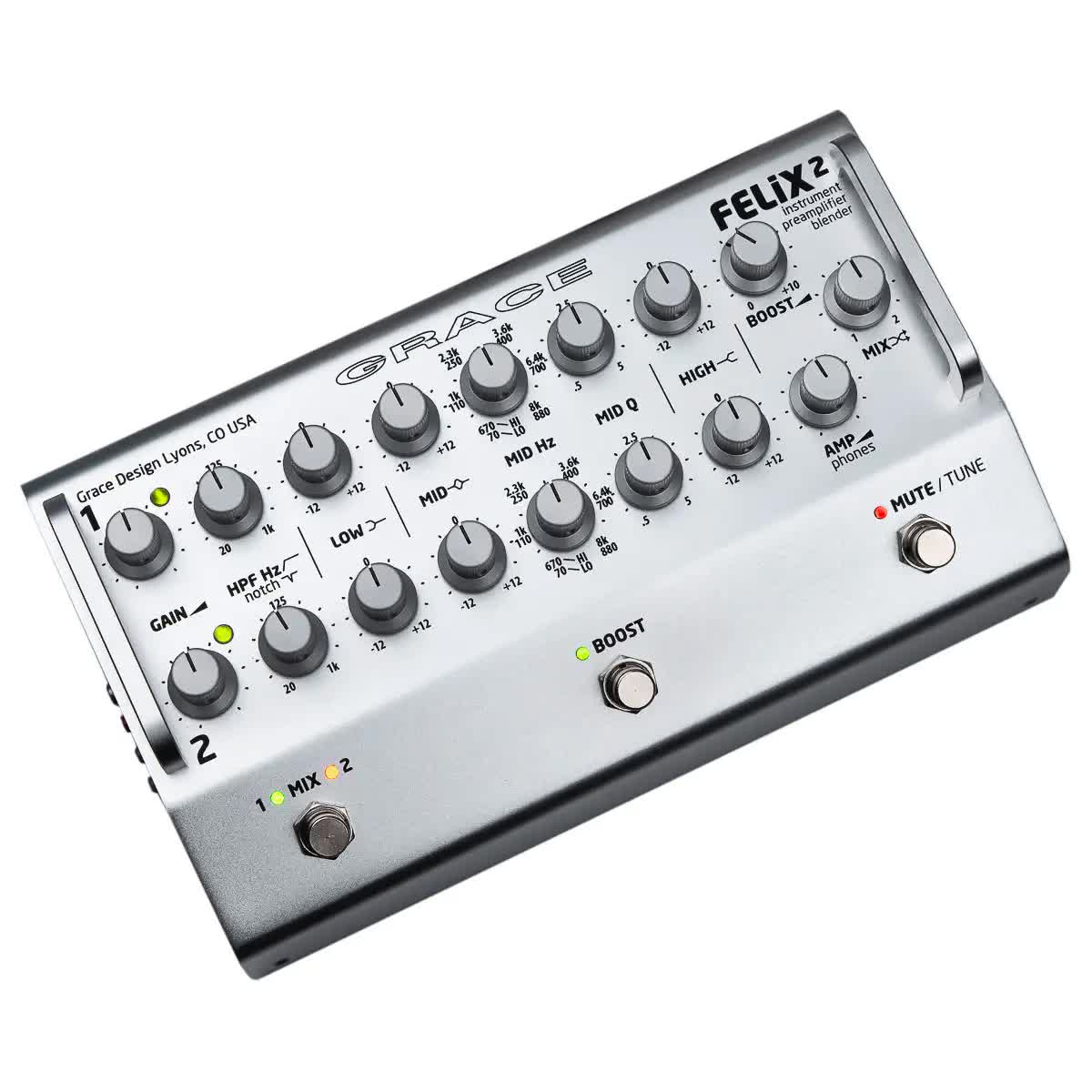Grace Designs FELiX2 2-Channel Desktop Instrument Preamplifier