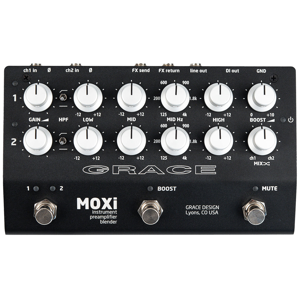 Grace Design MOXi 2-Channel Instrument Preamp, Blender, EQ, and DI (Demo Deal)