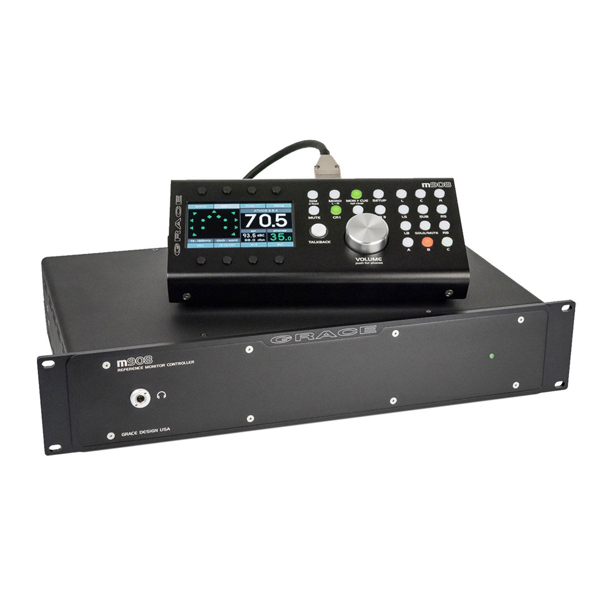 Grace Design m908 Monitor Controller with ADC-1 and Dante Option Cards (Demo Deal)