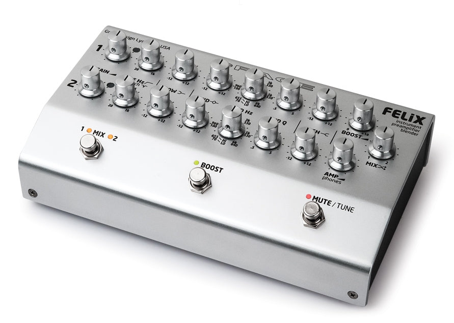 Grace Design Felix Two-Channel Instrument Preamp - Silver