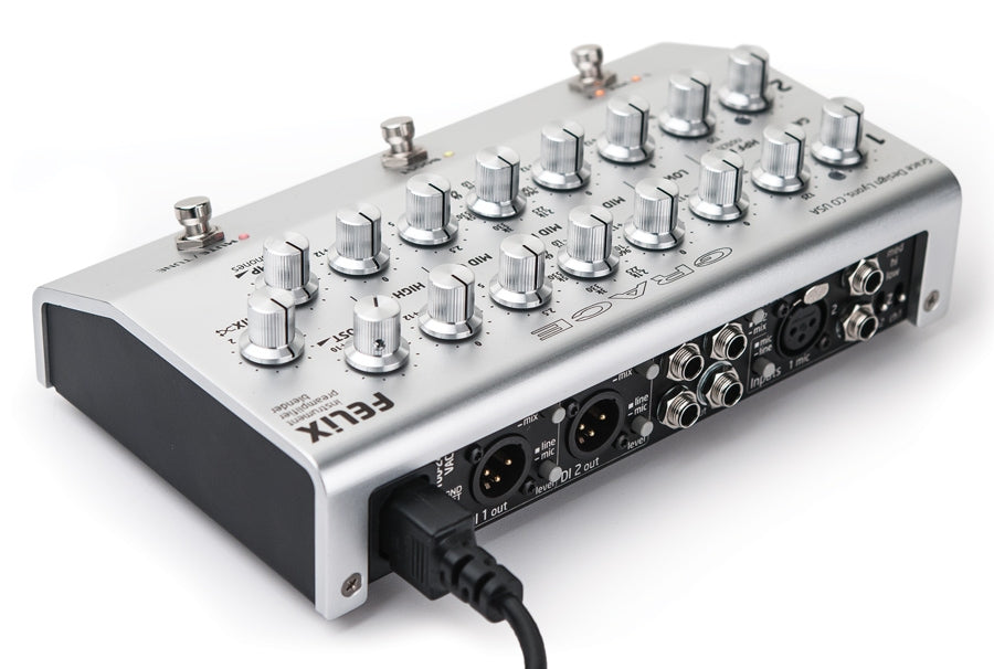 Grace Design Felix Two-Channel Instrument Preamp - Silver