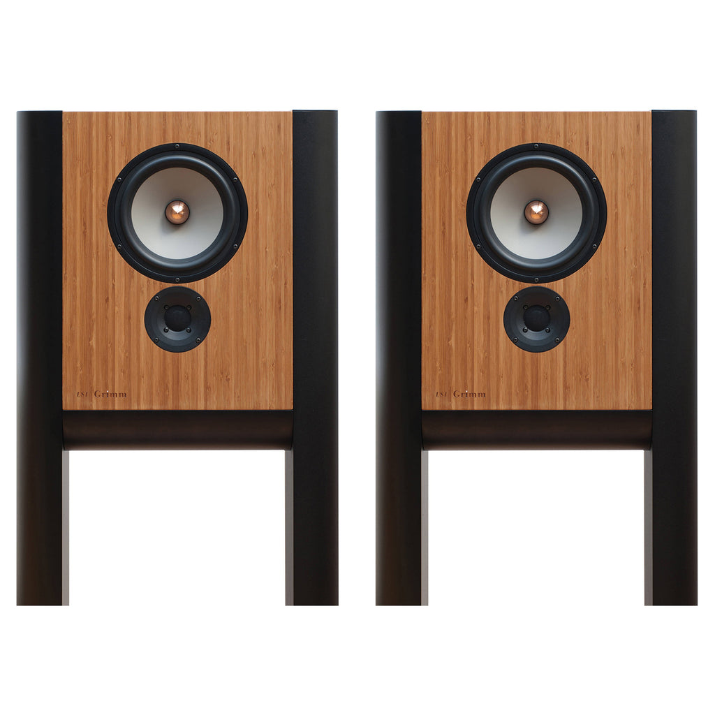 Grimm Audio LS1be Studio Monitor - Pair, Caramel Bamboo Veneer