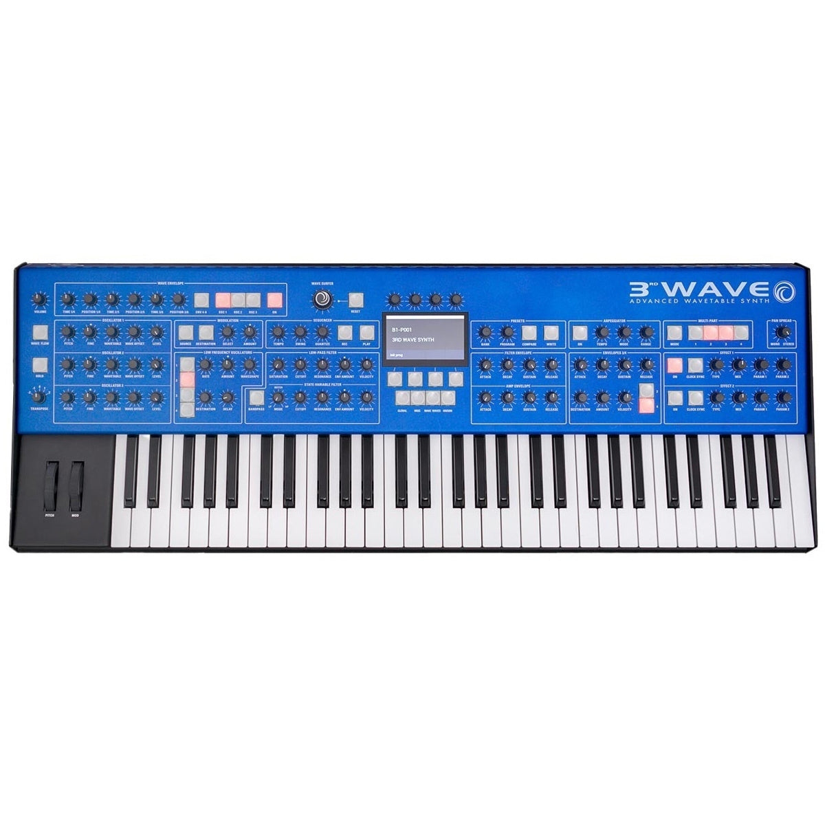 Groove Synthesis 3rd Wave 61-Key Advanced Wavetable Synthesizer