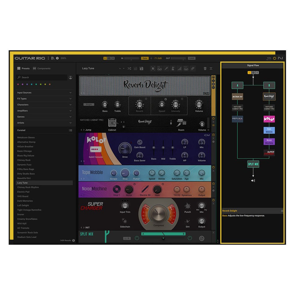 Native Instruments Guitar Rig 7 Pro Guitar Amp and Effects Software - Electronic Delivery