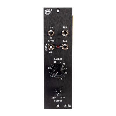 H2 Audio Helios 2128 500 Series Microphone Preamp