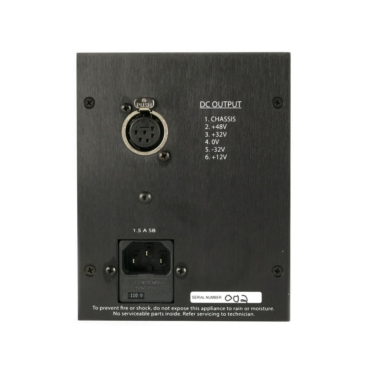 H2 Audio Helios 002 2-Channel 0011-Series Rack with PSU