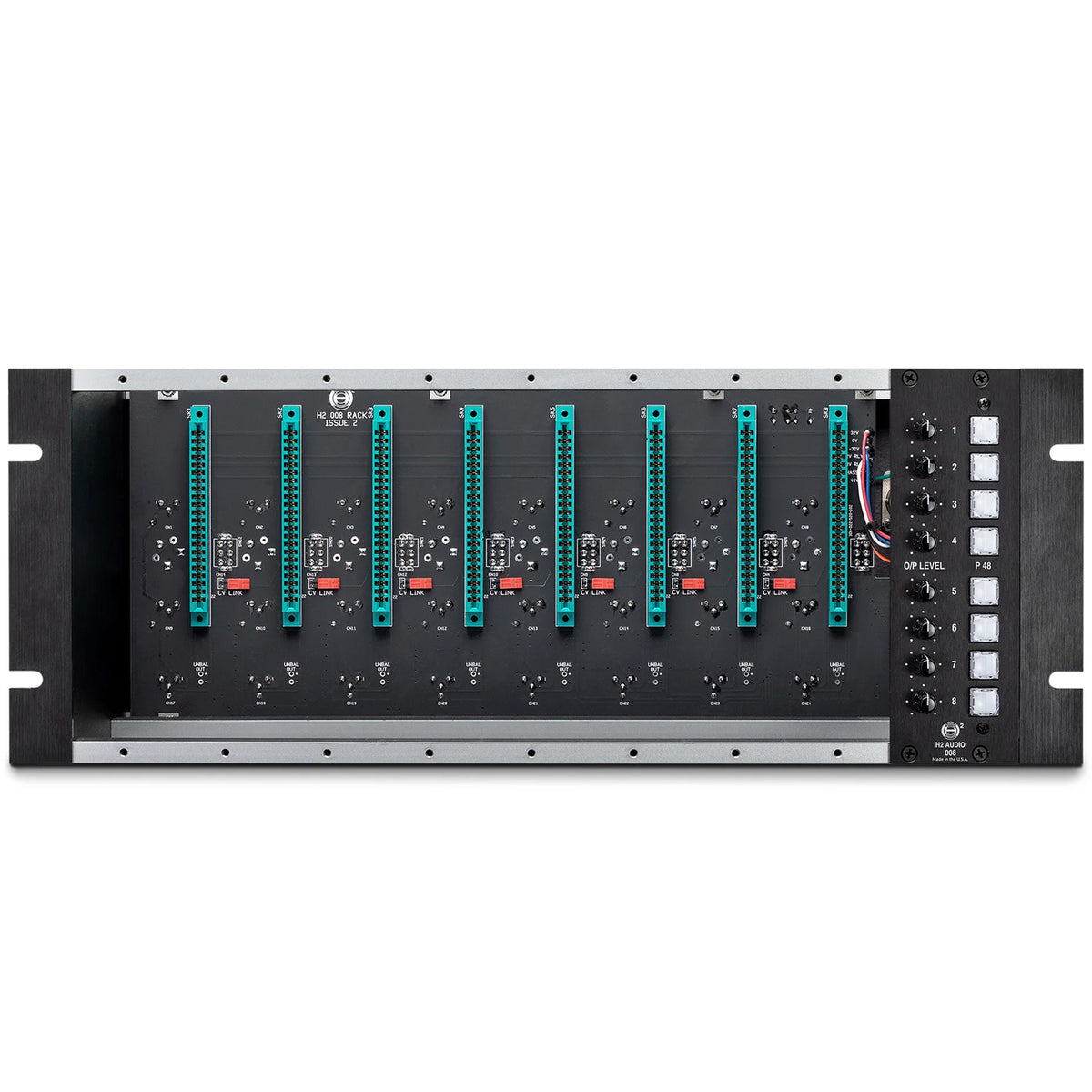 H2 Audio Helios 008 8-Channel 0011-Series Rack with PSU