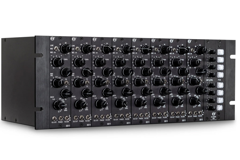 H2 Audio Helios 008 8-Channel 0011-Series Rack with PSU