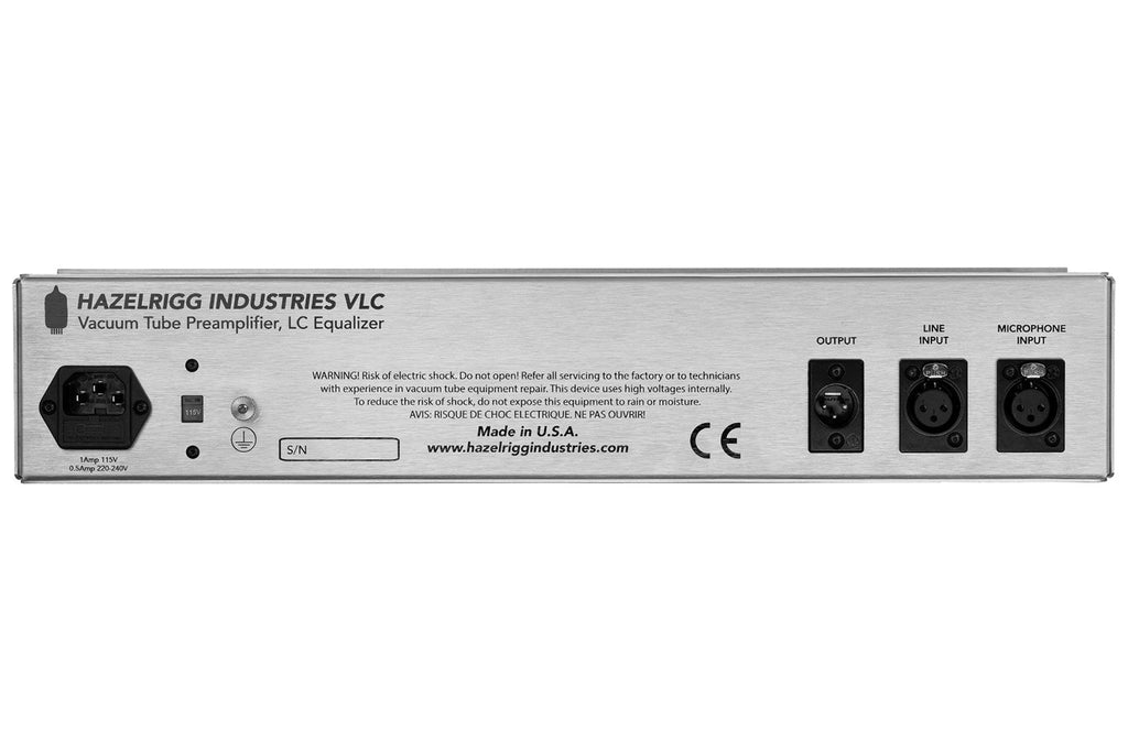 Hazelrigg Industries VLC MkII Tube Microphone Preamplifier/Equalizer/DI