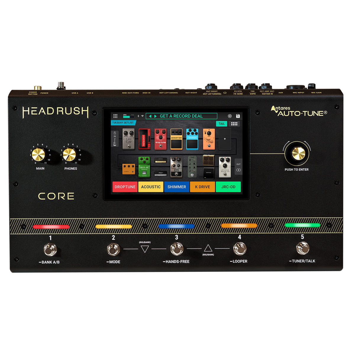 HeadRush Core Guitar FX/Amp Modeler and Vocal Processor
