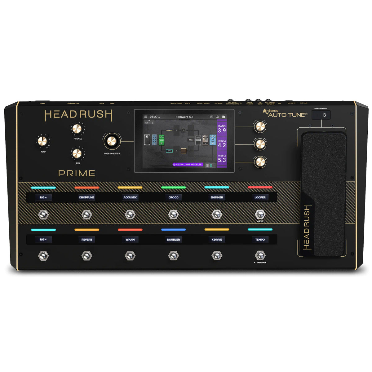 HeadRush Prime Guitar Multi-Effect/Amp Modeler/Vocal Processor Unit