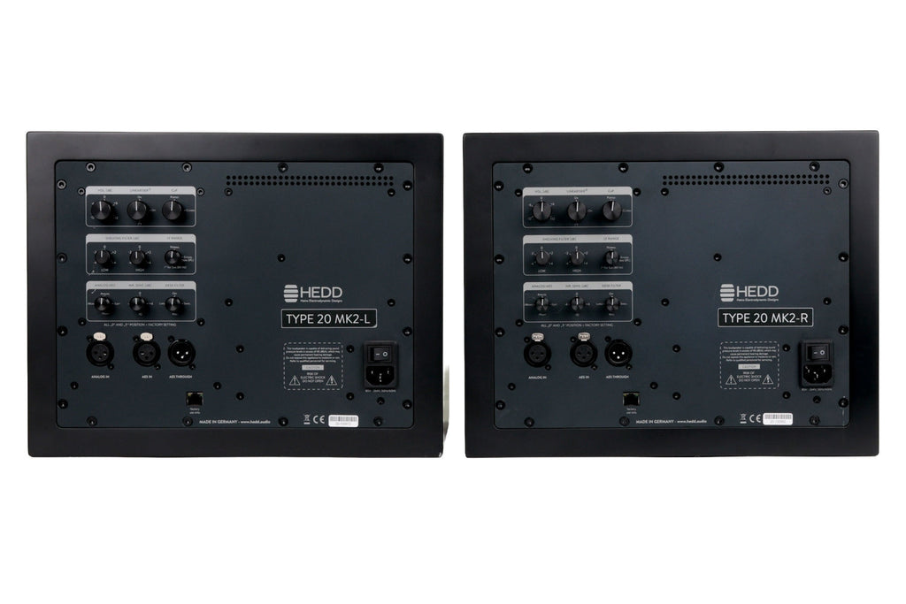 HEDD Type 20 MK2 3-Way Active Studio Monitor with DSP - Pair #20-100972/20-100992 (Used)