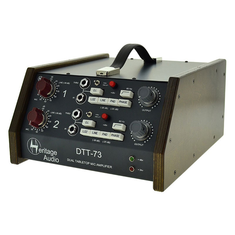 Heritage Audio DTT73 Dual-Channel Desktop Microphone Preamp