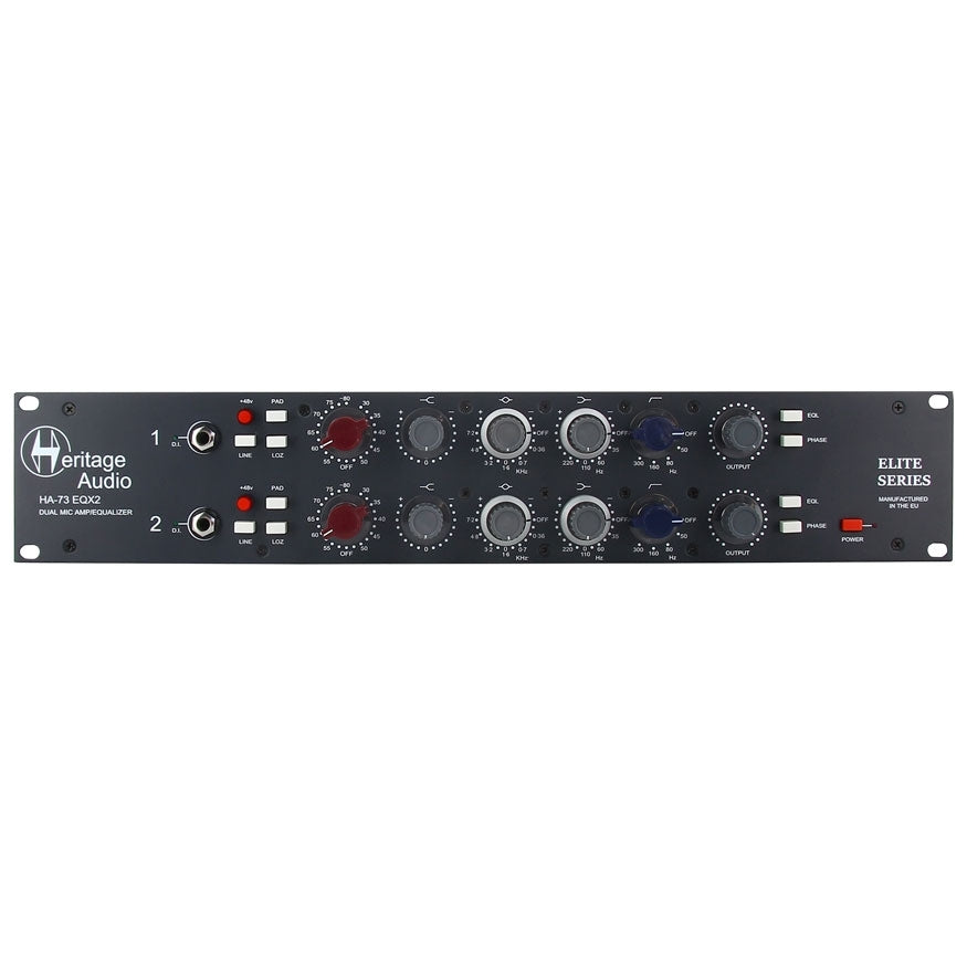 Heritage Audio HA73EQX2 Elite 2-Channel Mic Preamp/EQ
