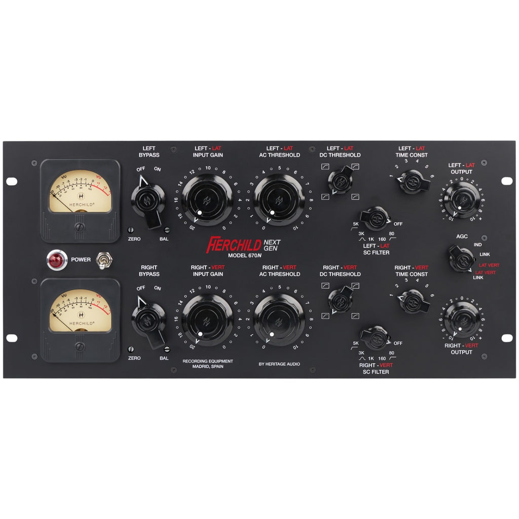Heritage Audio HERCHILD Next Gen Model 670N Stereo Tube Compressor