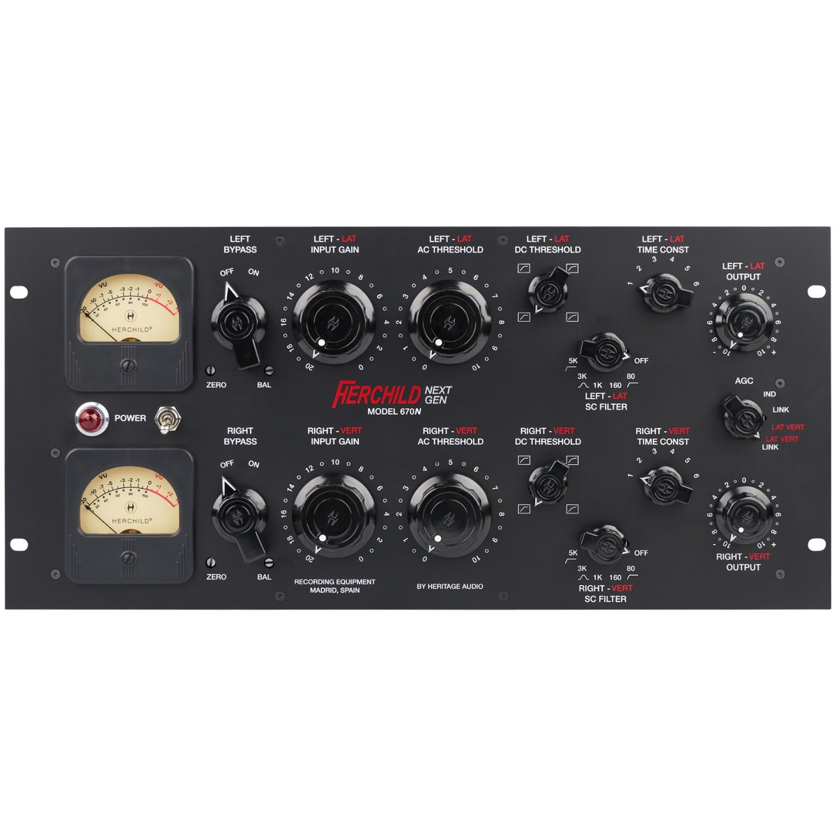 Heritage Audio HERCHILD Next Gen Model 670N Stereo Tube Compressor