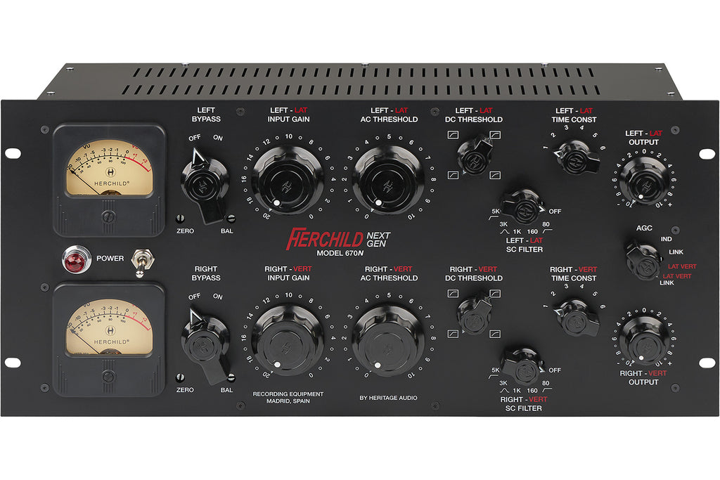 Heritage Audio HERCHILD Next Gen Model 670N Stereo Tube Compressor