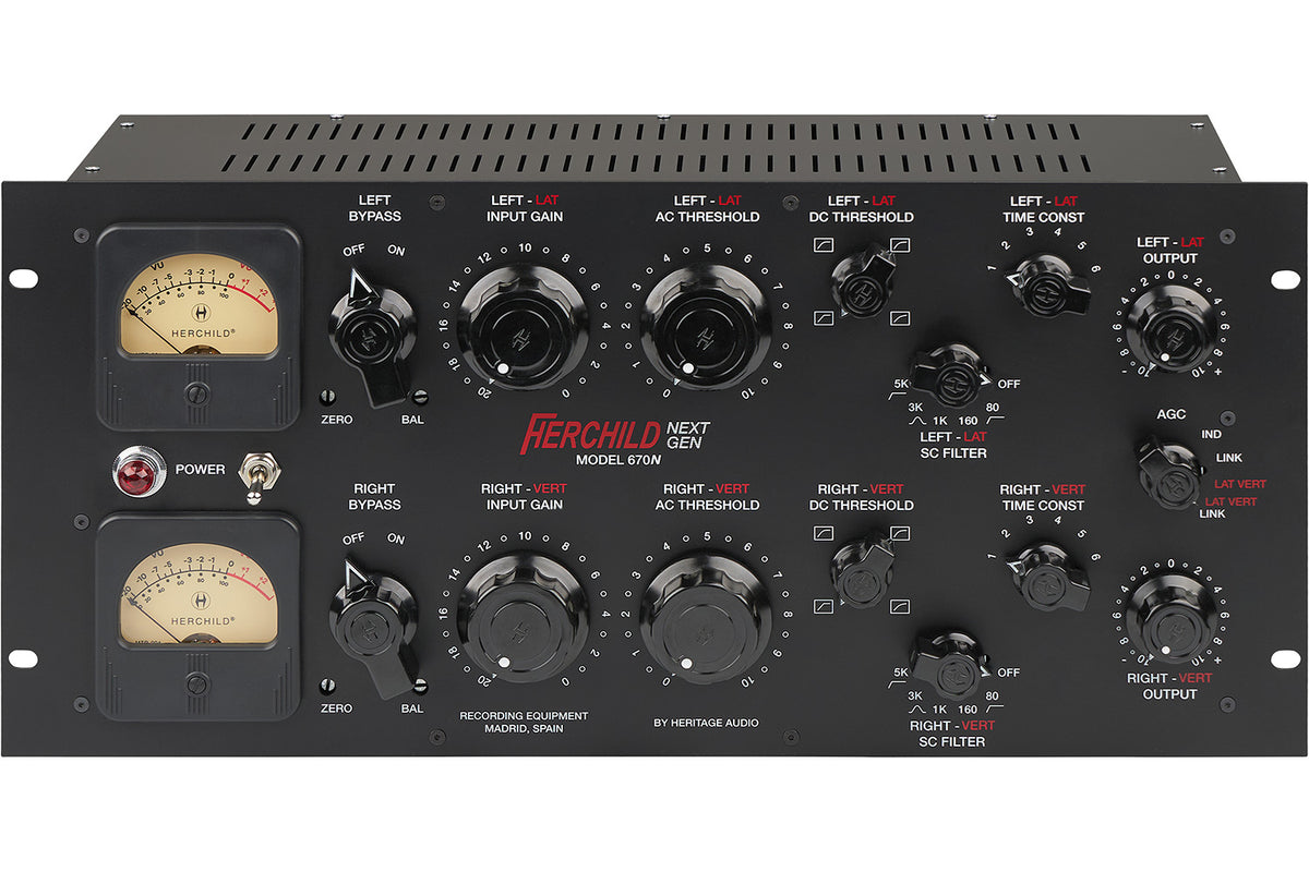 Heritage Audio HERCHILD Next Gen Model 670N Stereo Tube Compressor