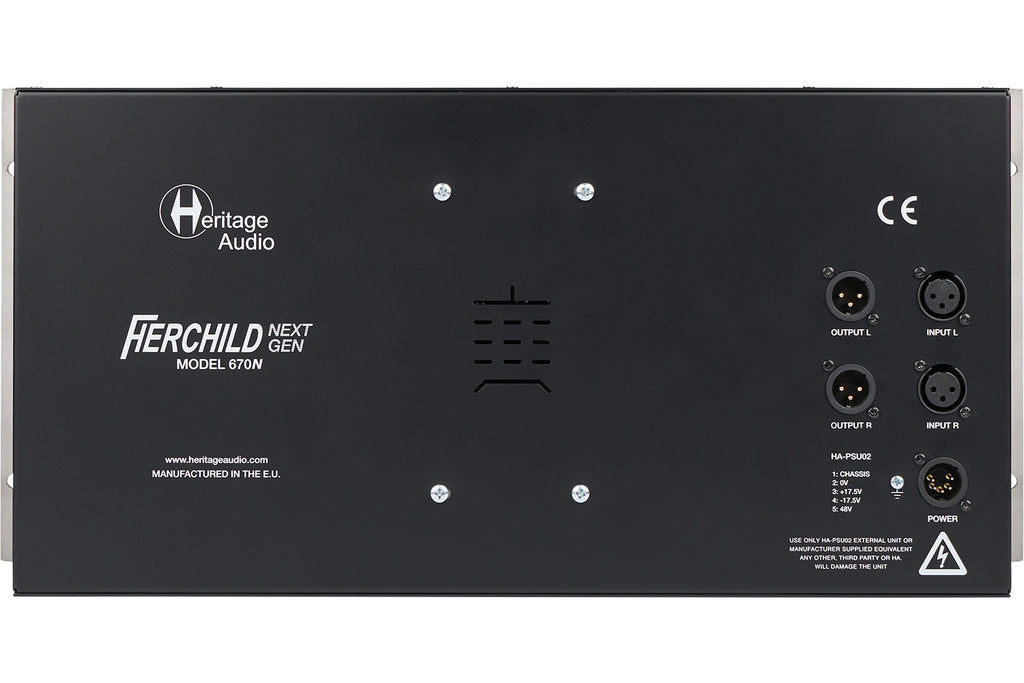 Heritage Audio HERCHILD Next Gen Model 670N Stereo Tube Compressor