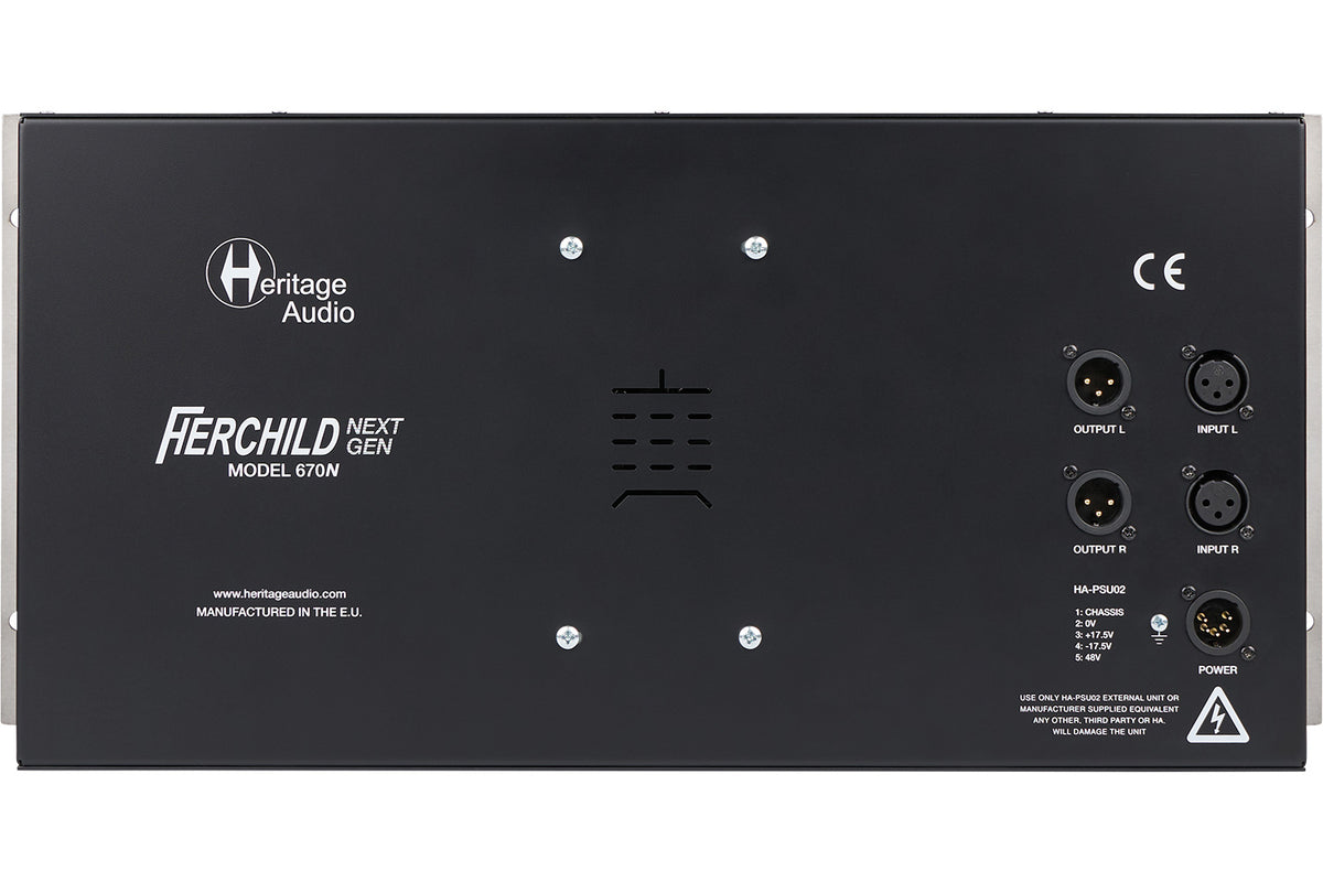 Heritage Audio HERCHILD Next Gen Model 670N Stereo Tube Compressor