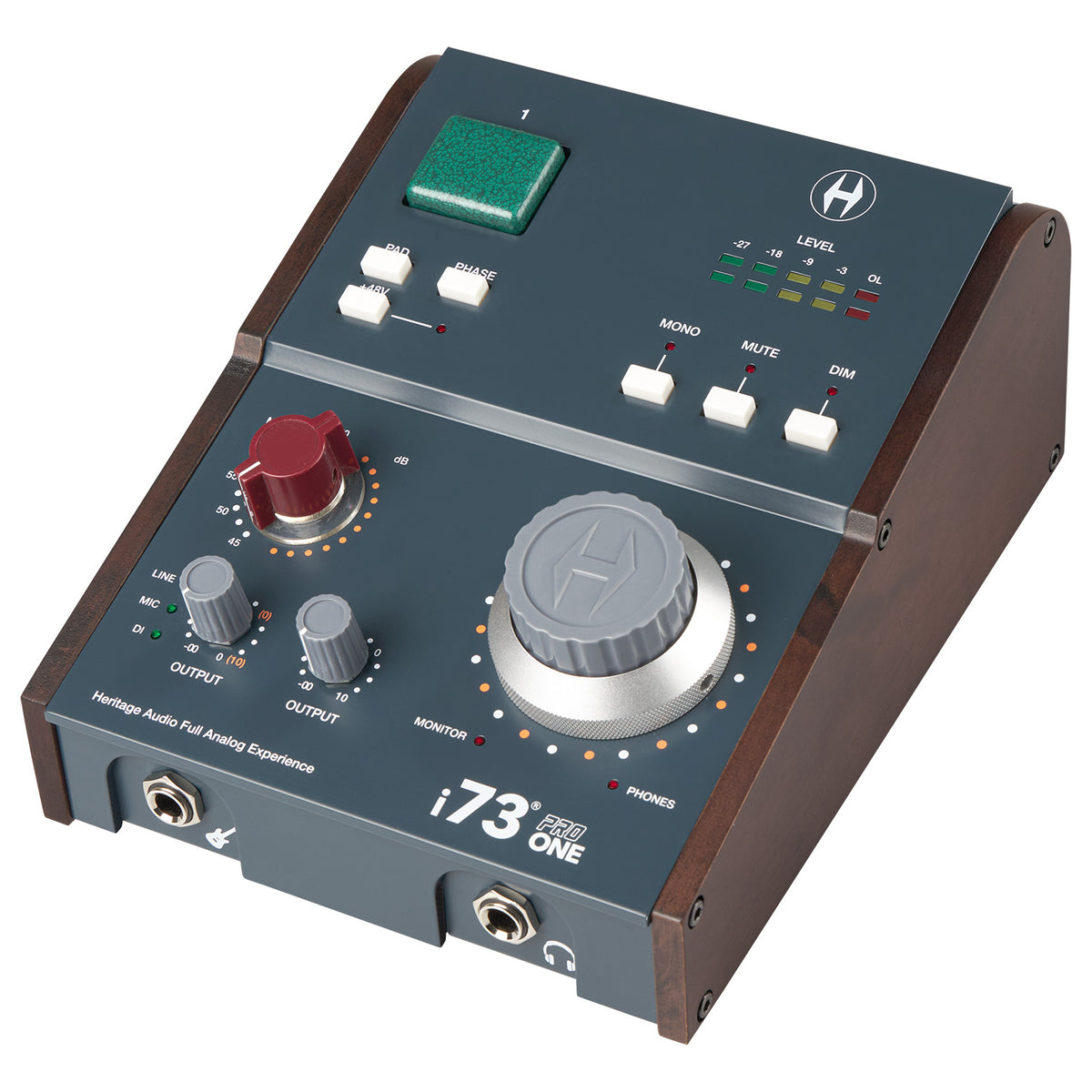 Heritage Audio i73 PRO One 2-in/4-out USB-C Audio Interface with 73 Preamp