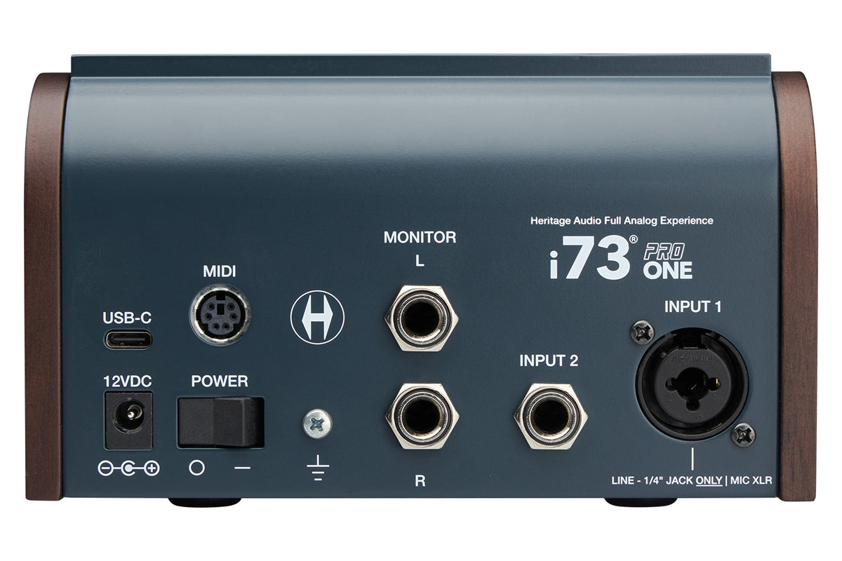 Heritage Audio i73 PRO One 2-in/4-out USB-C Audio Interface with 73 Preamp