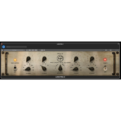Heritage Audio LANG PEQ-2 Program Equalizer Plug-in - Electronic Delivery
