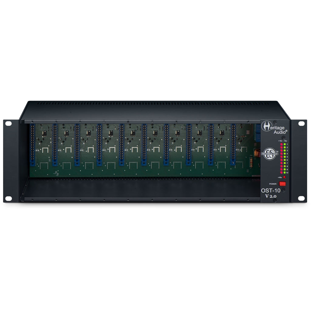 Heritage Audio OST-10 V2.0 500 Series Rack with OS Tech