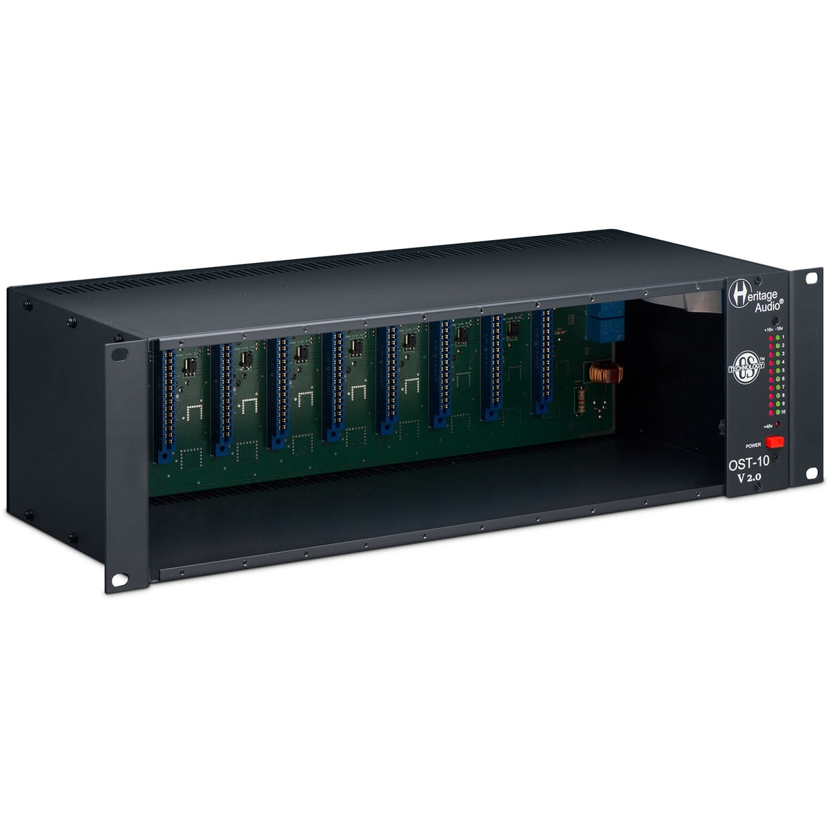 Heritage Audio OST-10 V2.0 500 Series Rack with OS Tech