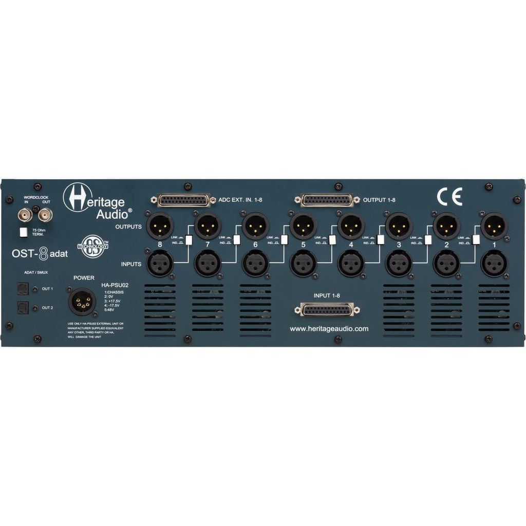Heritage Audio OST-8 ADAT 500 Series Rack